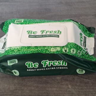 903H  Be Fresh Lg Adult Wipes 12/48 (13004)