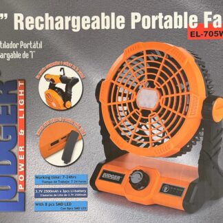 999 7" Abanico Portatil Recargable (EL-705WF)