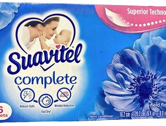 900G Suavitel Dryer Sheets Field of flowers (secadora) 12/36 (6968)