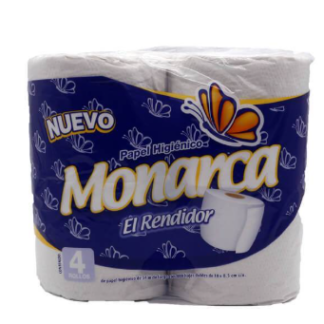 908C Papel Higienico Monarca 12/4 400 hojas